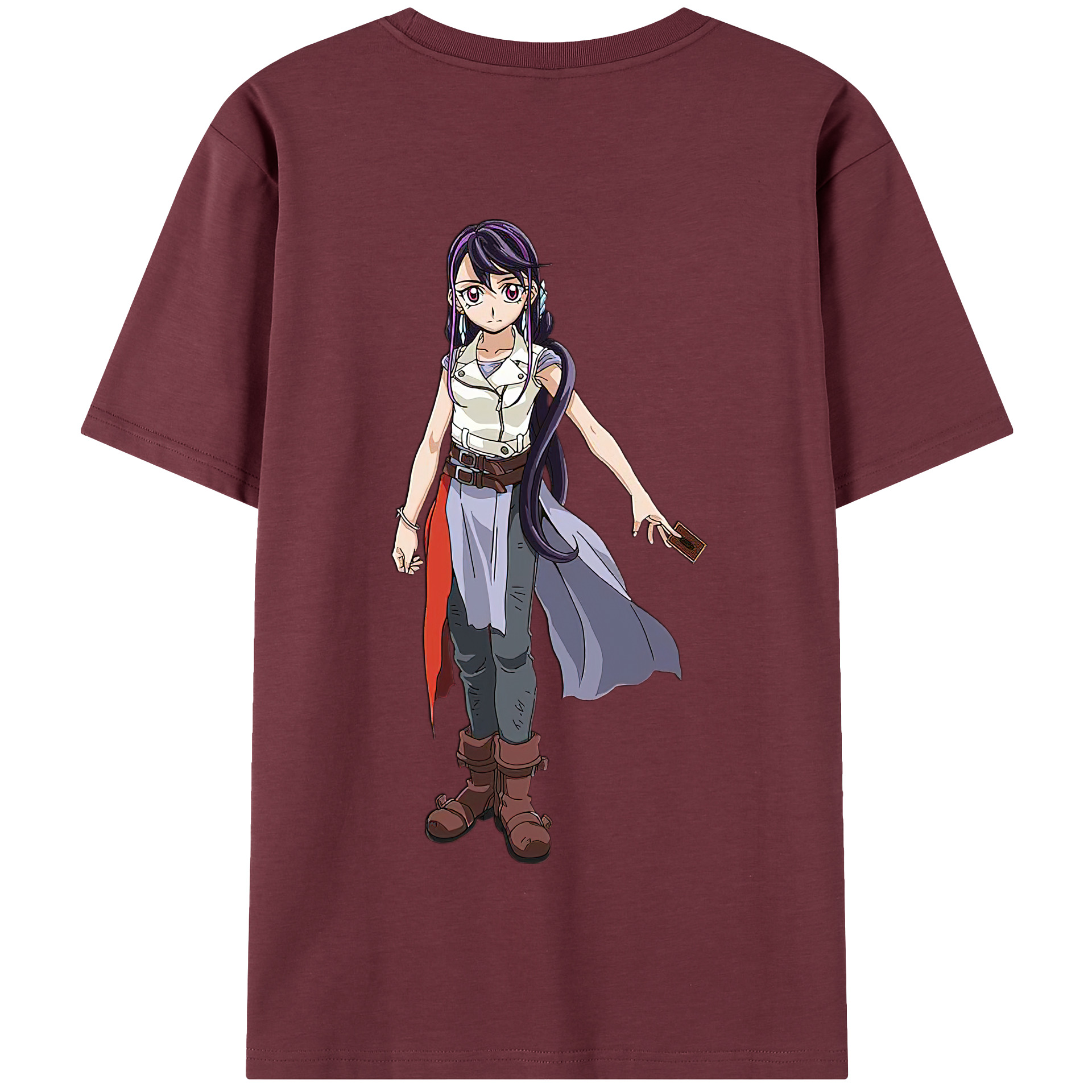 （画像用） 遊☆戯☆王 Yu-Gi-Oh! 綿100％半袖Tシャツ（背面プリント）